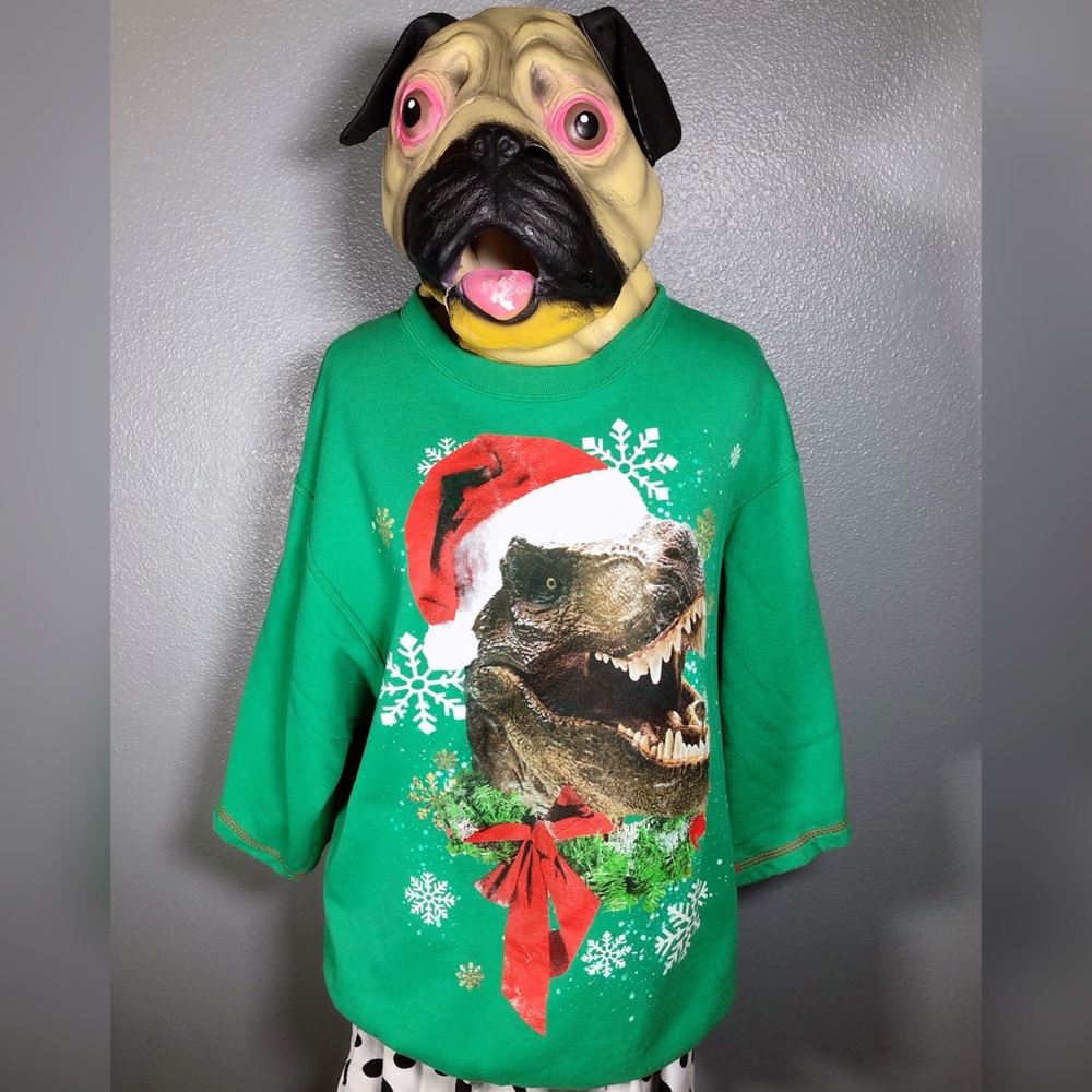 FIFTH SUN, T Rex, Xmas sweatshirt!!